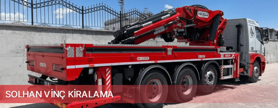 Solhan İlçemi Vinç Kiralama